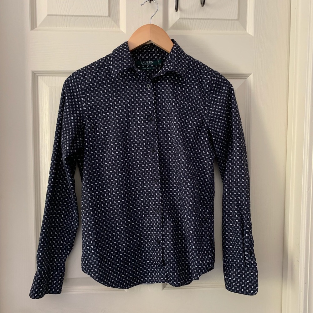 2 for $25 NEW Ralph Lauren Navy No Iron Shirt